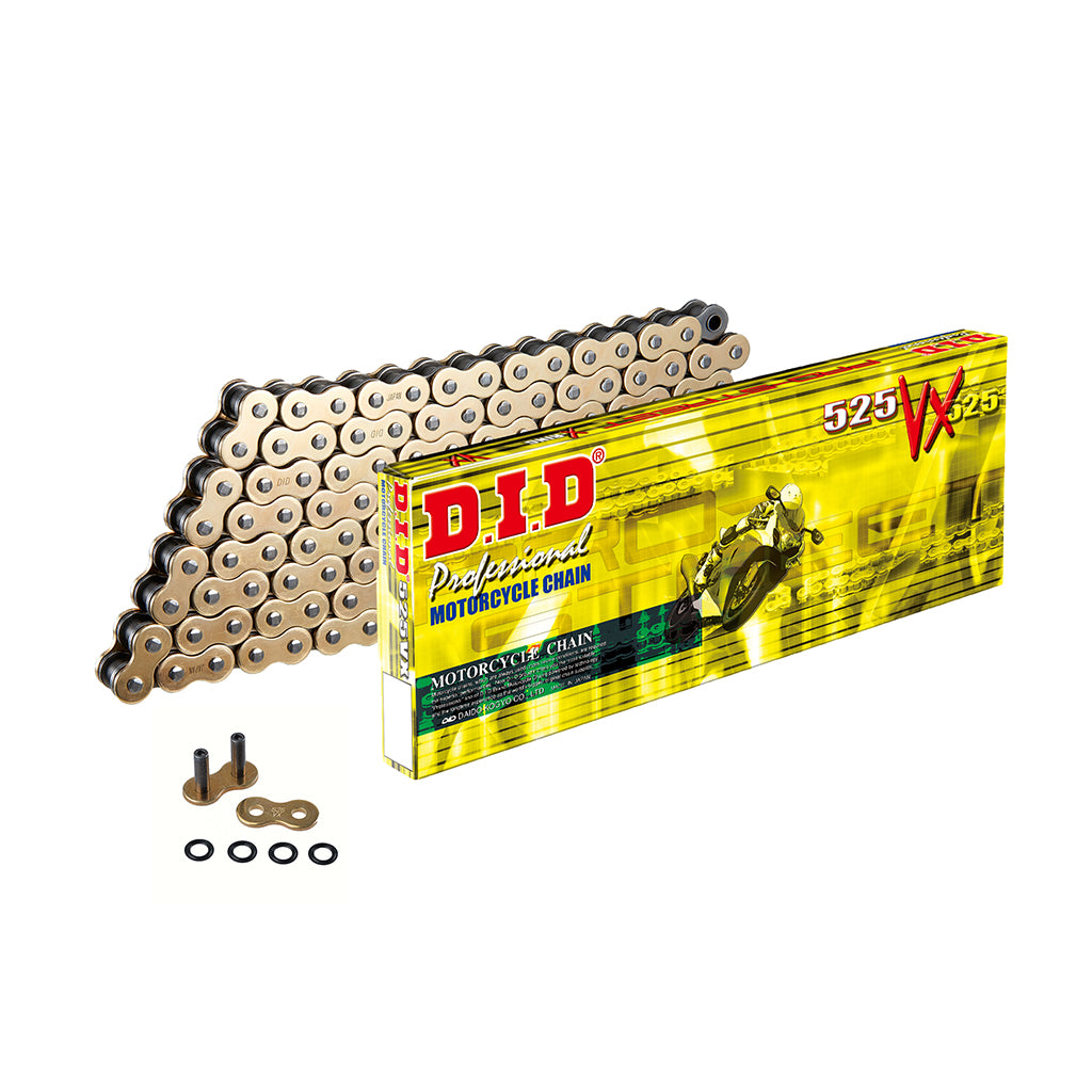 DID Kette 525 VX G&B 96 mit Niet-Schloss