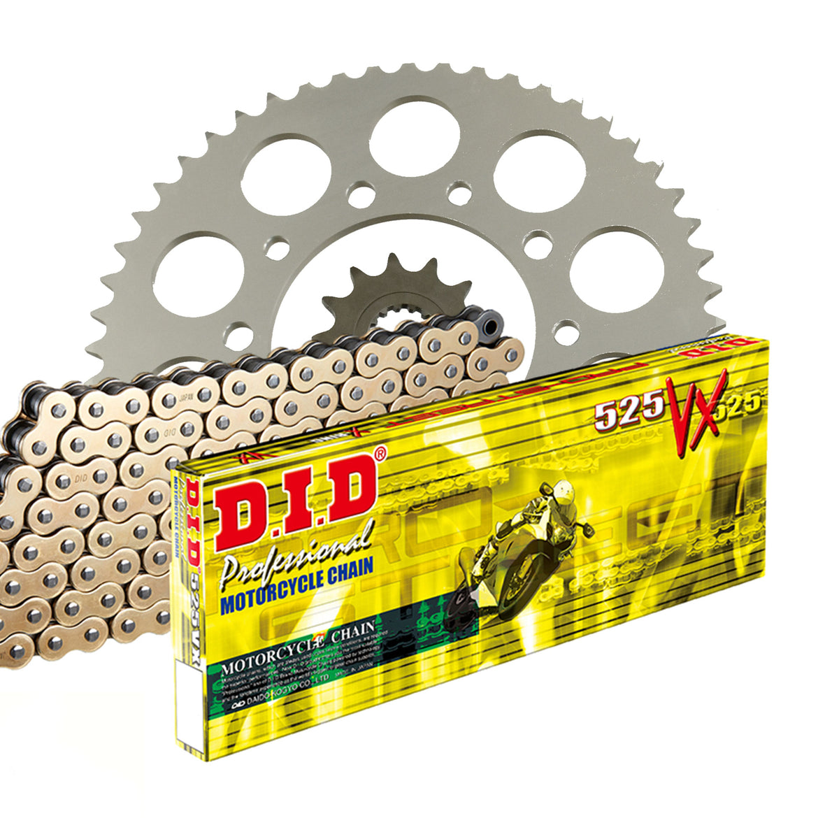 DID Kettensatz für Ducati Biposto / Monoposto 999 R 04-06 525 VX Kettenkit