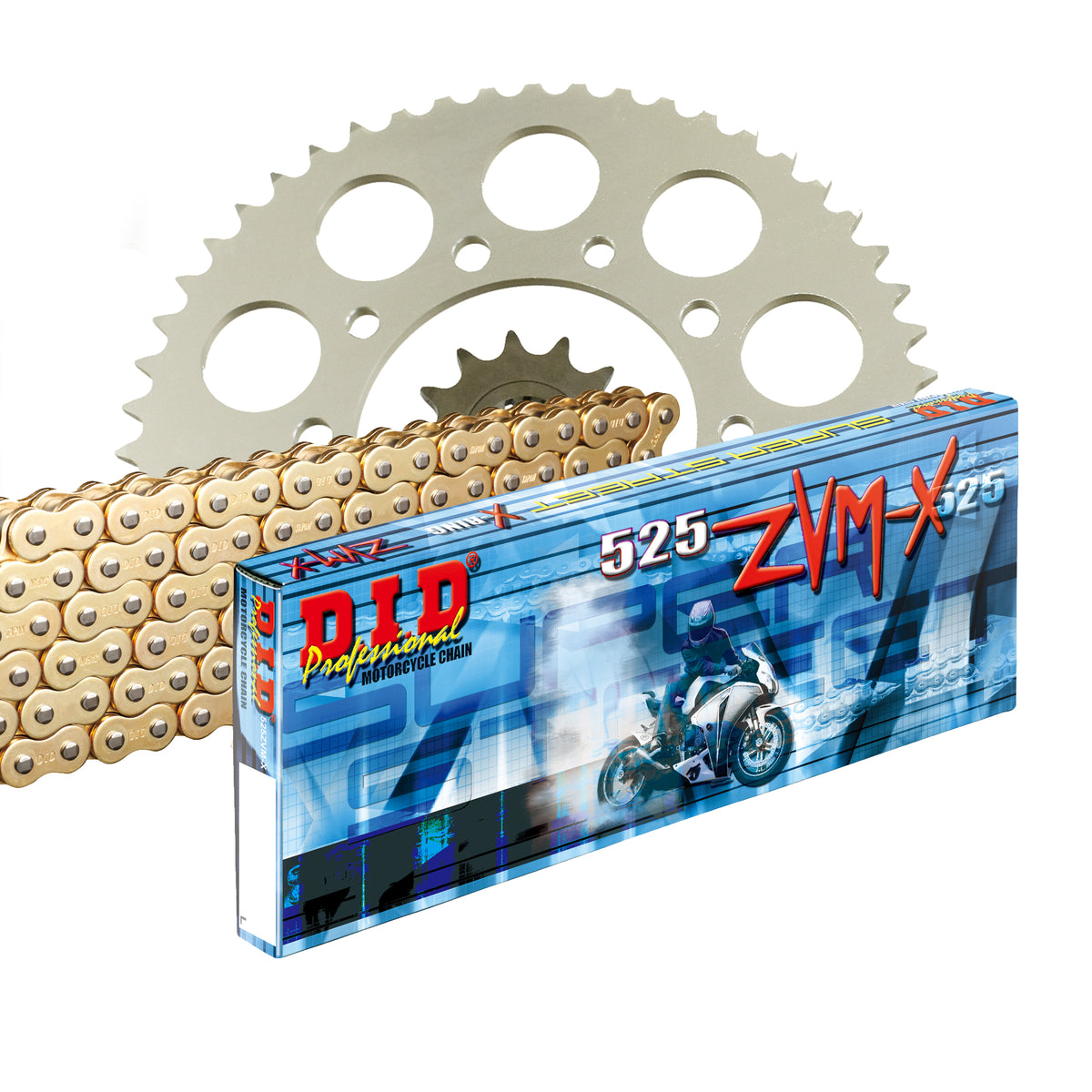 DID Kettensatz für Ducati 999 R Biposto / Monoposto 04-06 525 ZVMX Kettenkit