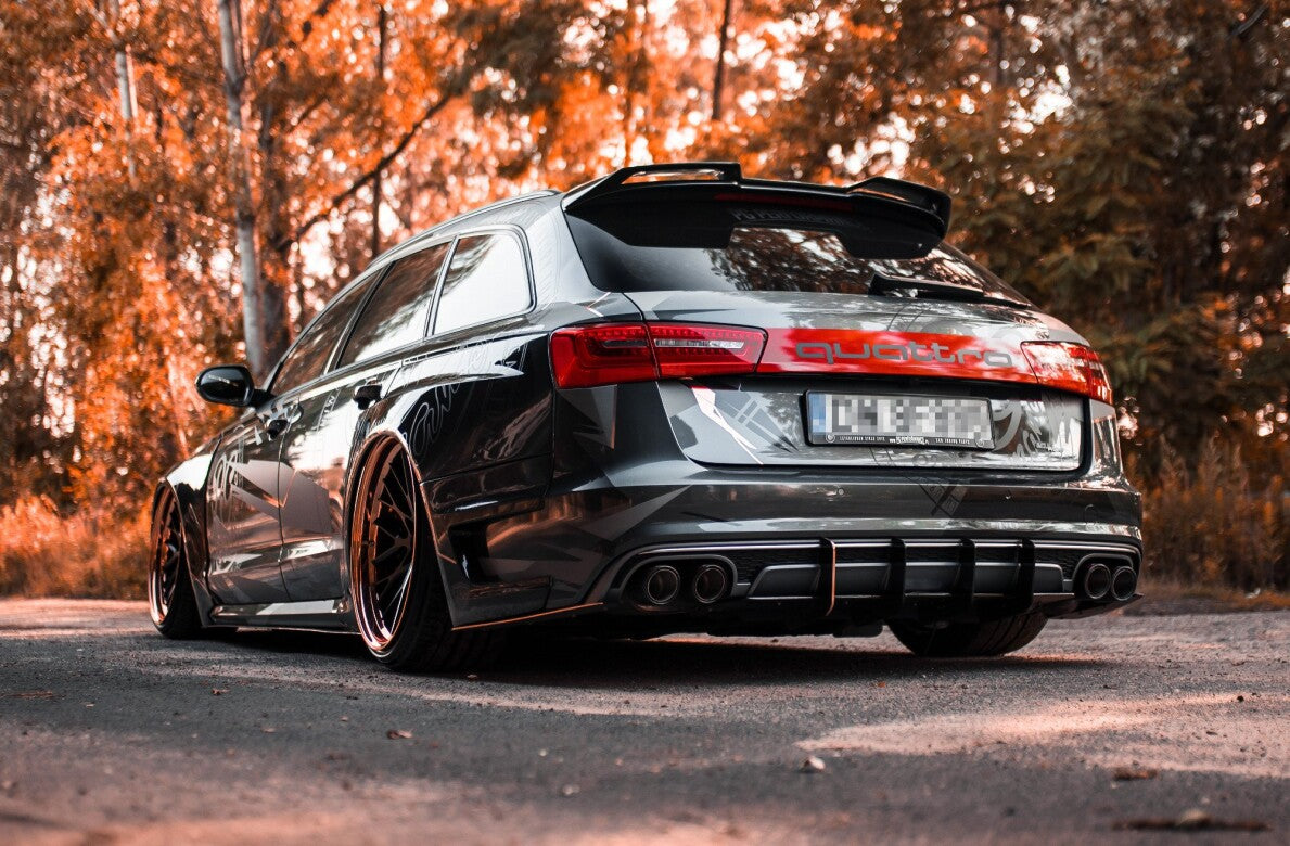 Dach Spoiler Heckspoiler passend für Audi S6 / A6 S-Line C7 / C7 FL Avant
