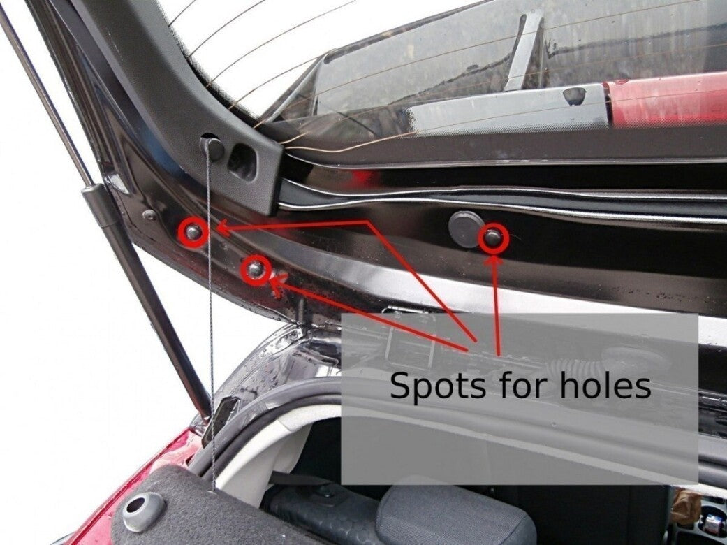 Dachspoiler (RS Look) passend für Ford Fiesta Mk7 / Mk7 FL