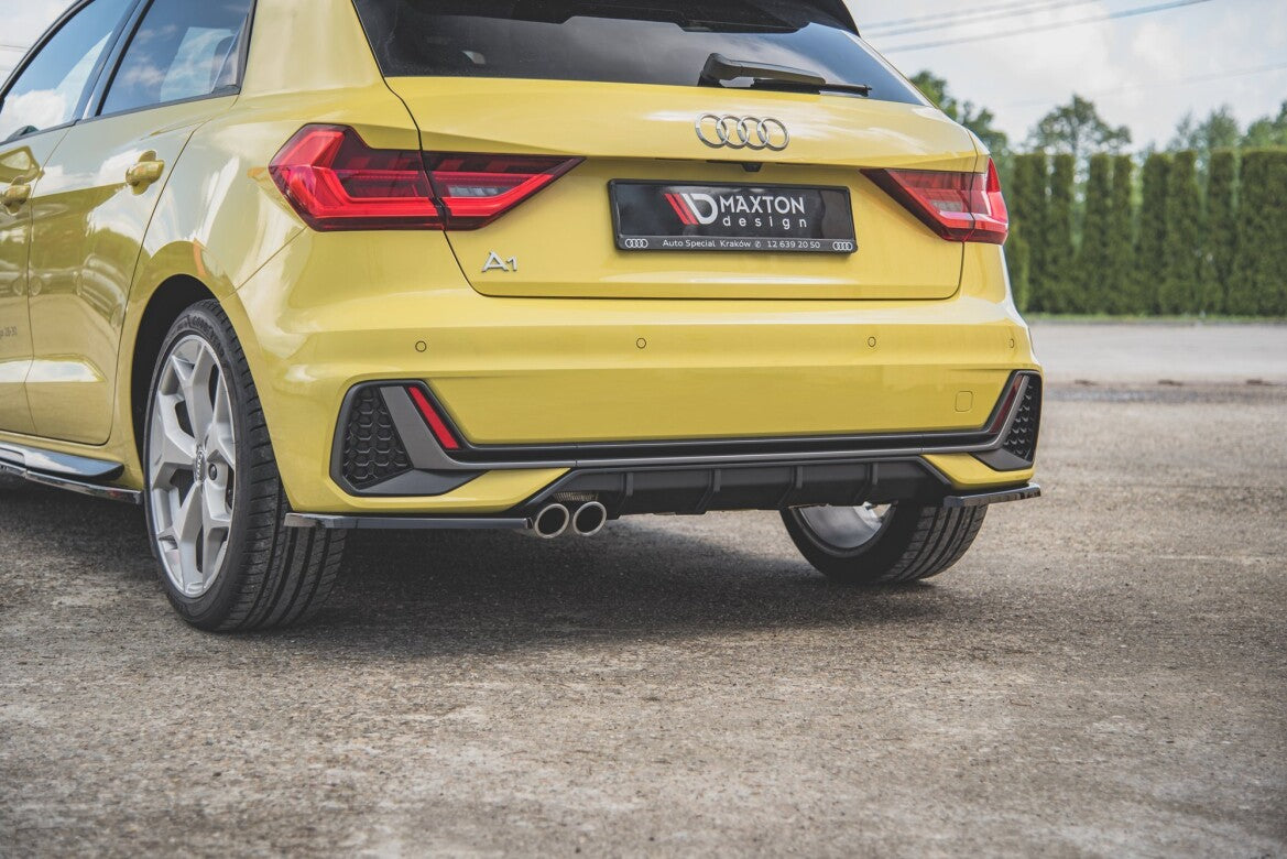 Diffusor Flaps passend für Audi A1 S-Line GB schwarz Hochglanz