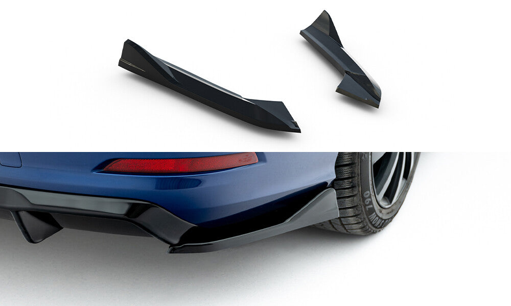 Diffusor Flaps passend für Audi A3 Limousine 8V schwarz Hochglanz