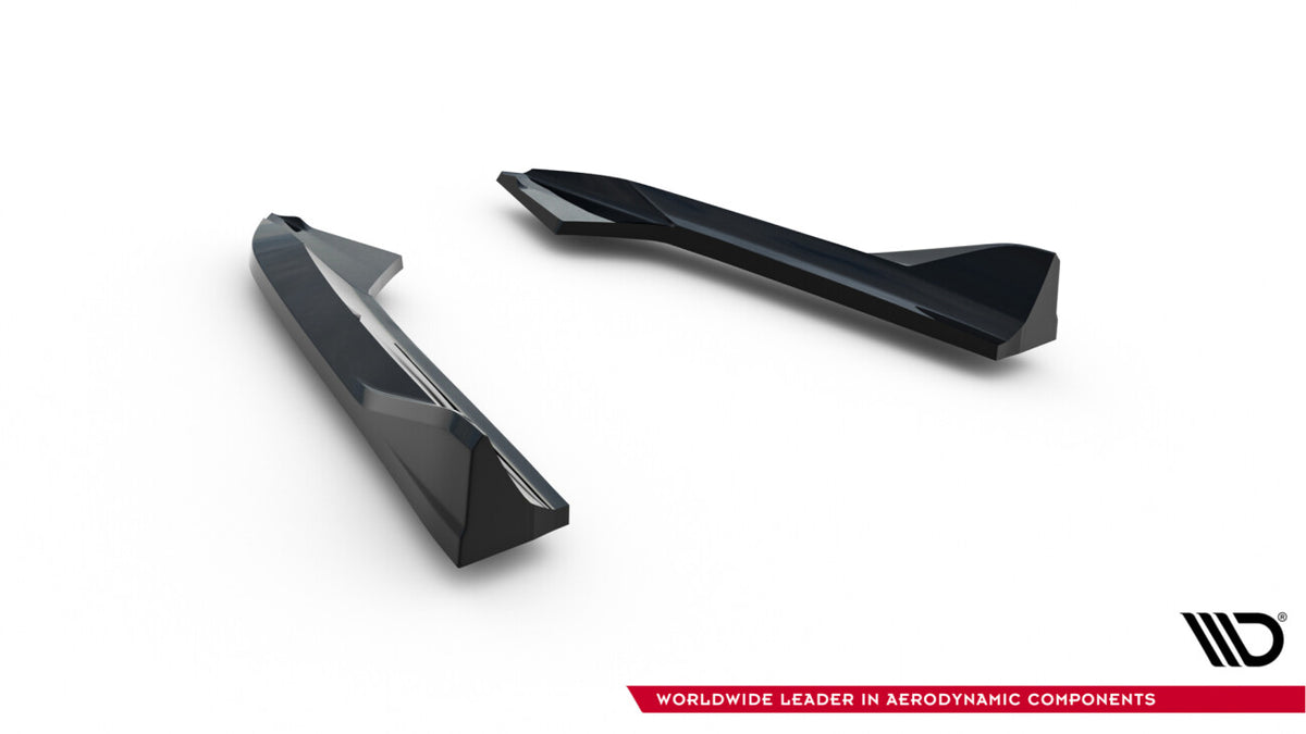 Diffusor Flaps passend für Audi A3 Limousine 8V schwarz Hochglanz