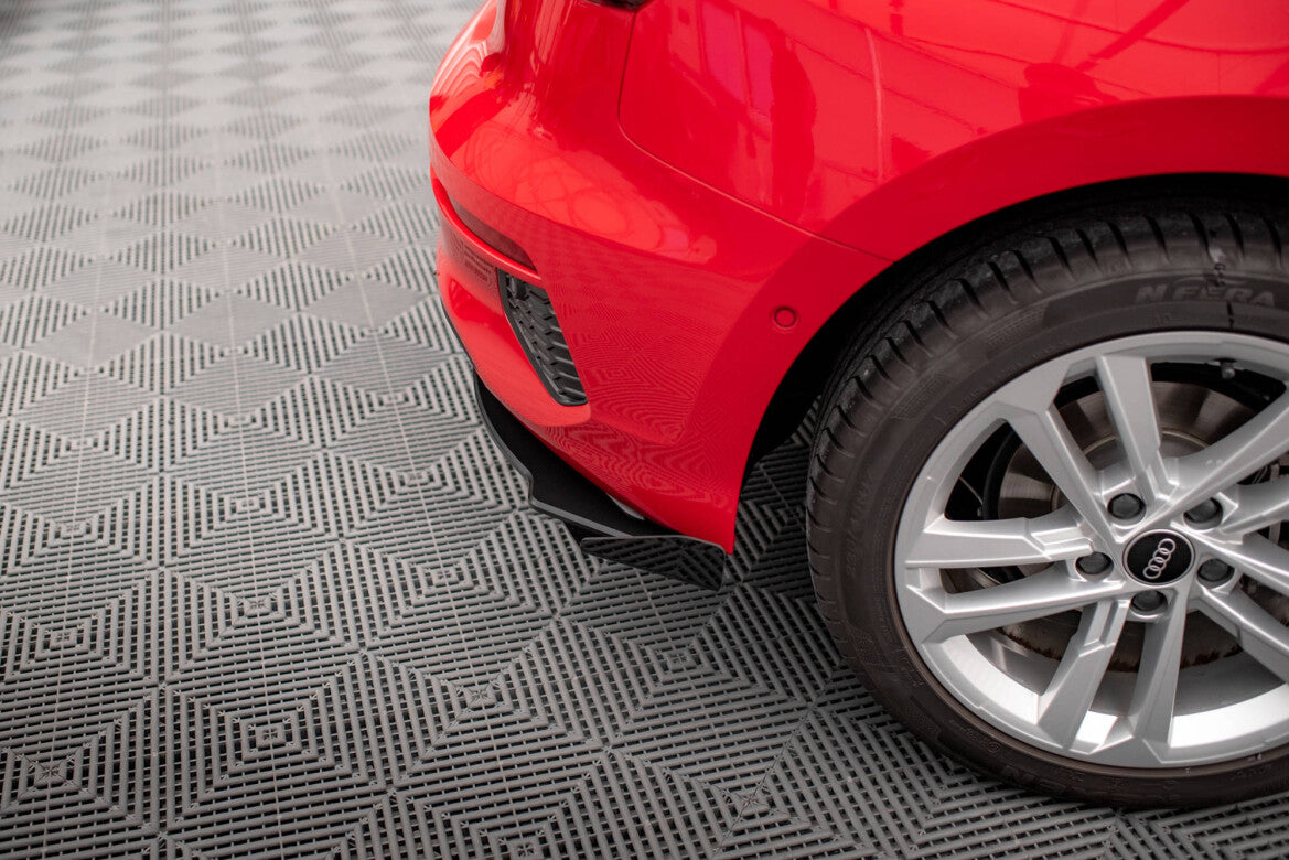 Diffusor Flaps passend für Audi A3 Sportback 8Y schwarz Hochglanz