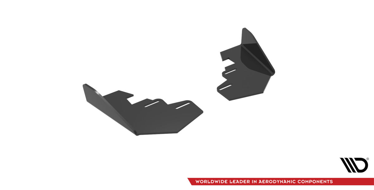 Diffusor Flaps passend für Audi A3 Sportback 8Y schwarz Hochglanz