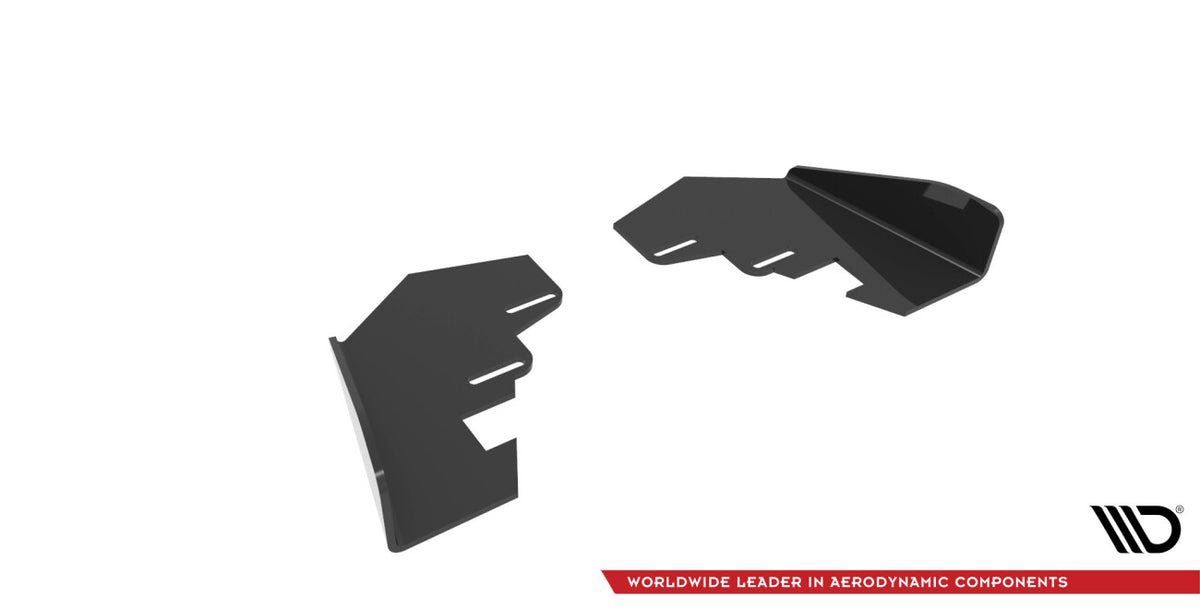 Diffusor Flaps passend für Audi A3 Sportback 8Y schwarz Hochglanz