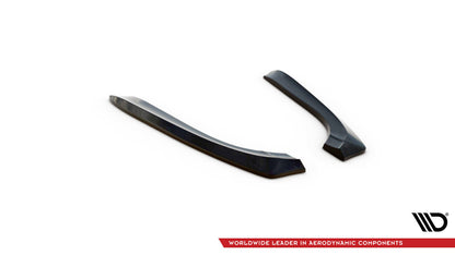 Diffusor Flaps passend für Audi A4 B7 schwarz Hochglanz