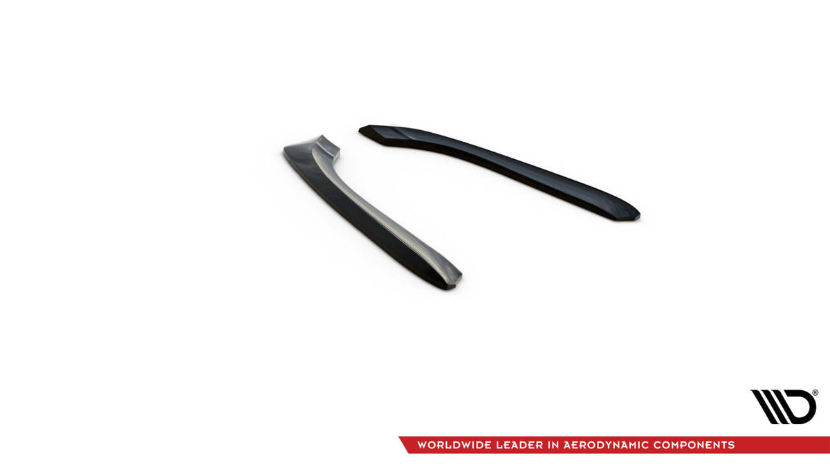 Diffusor Flaps passend für Audi A4 B7 schwarz Hochglanz