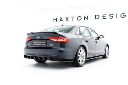 Diffusor Flaps passend für Audi A4 B8 FL schwarz Hochglanz