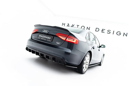 Diffusor Flaps passend für Audi A4 B8 FL schwarz Hochglanz