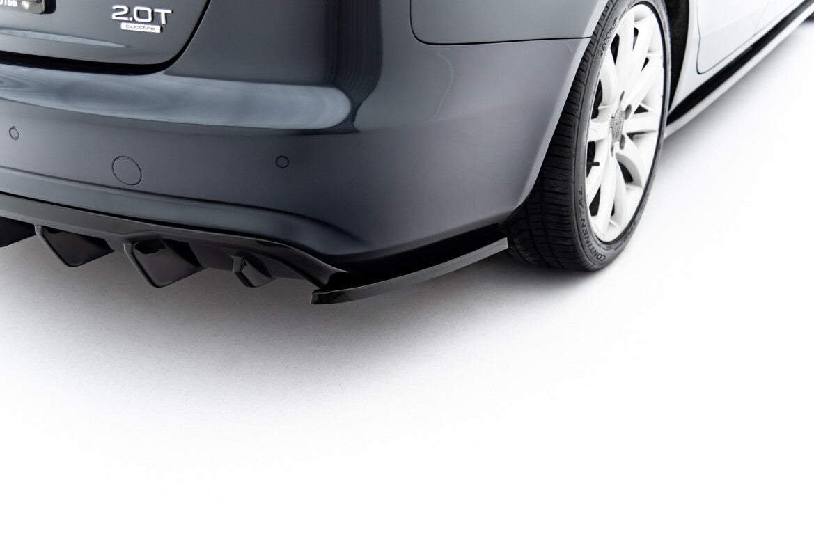 Diffusor Flaps passend für Audi A4 B8 FL schwarz Hochglanz