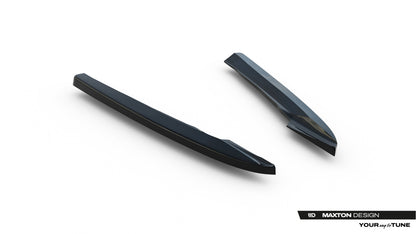 Diffusor Flaps passend für Audi A4 B8 FL schwarz Hochglanz