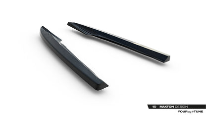 Diffusor Flaps passend für Audi A4 B8 FL schwarz Hochglanz
