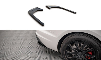 Diffusor Flaps passend für Audi A4 B9 FL schwarz Hochglanz