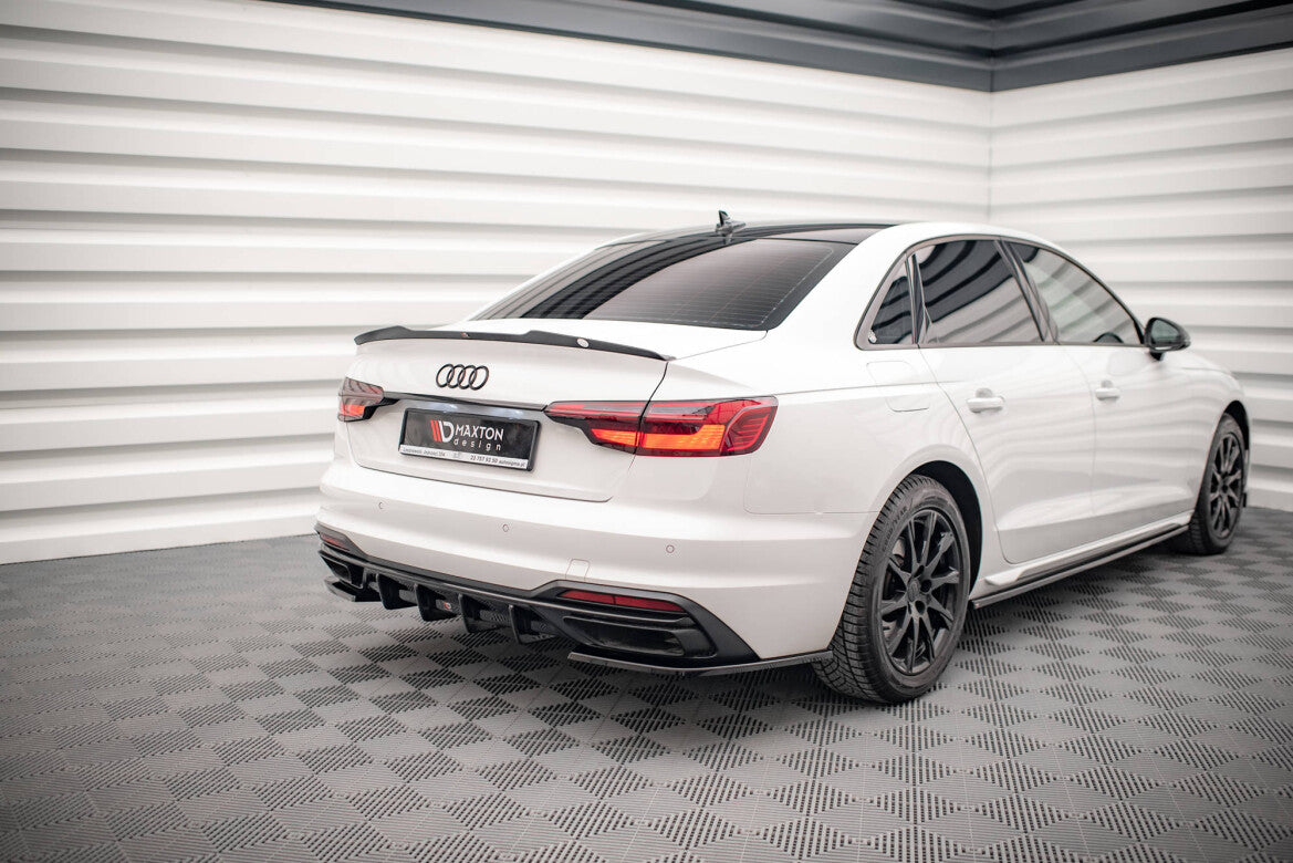 Diffusor Flaps passend für Audi A4 B9 FL schwarz Hochglanz