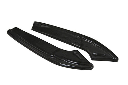 Diffusor Flaps passend für Audi A4 B9 S-Line schwarz Hochglanz