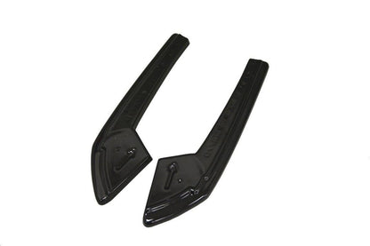 Diffusor Flaps passend für Audi A4 B9 S-Line schwarz Hochglanz