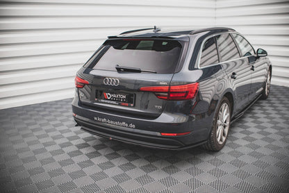 Diffusor Flaps passend für Audi A4 B9 schwarz Hochglanz