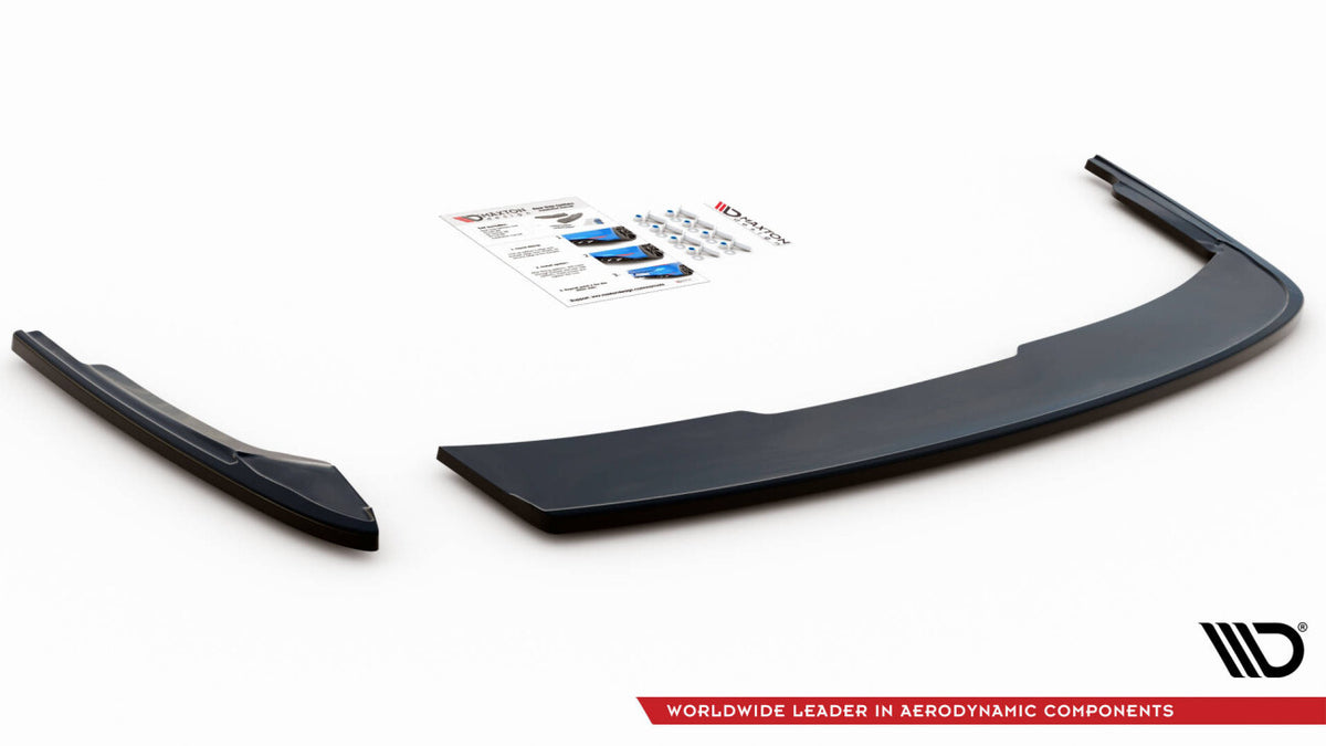 Diffusor Flaps passend für Audi A4 B9 schwarz Hochglanz