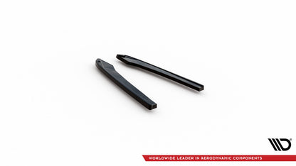 Diffusor Flaps passend für Audi A4 Competition B9 schwarz Hochglanz