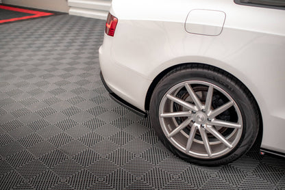 Diffusor Flaps passend für Audi A5 Coupe 8T FL schwarz Hochglanz