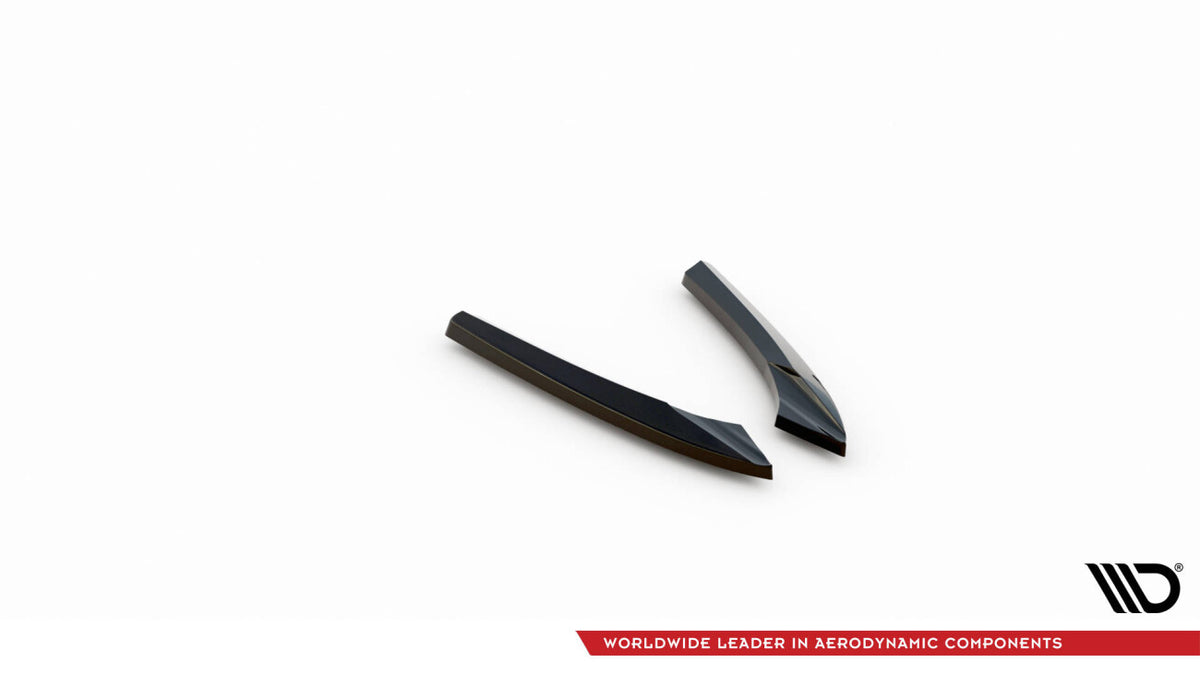 Diffusor Flaps passend für Audi A5 Coupe 8T FL schwarz Hochglanz