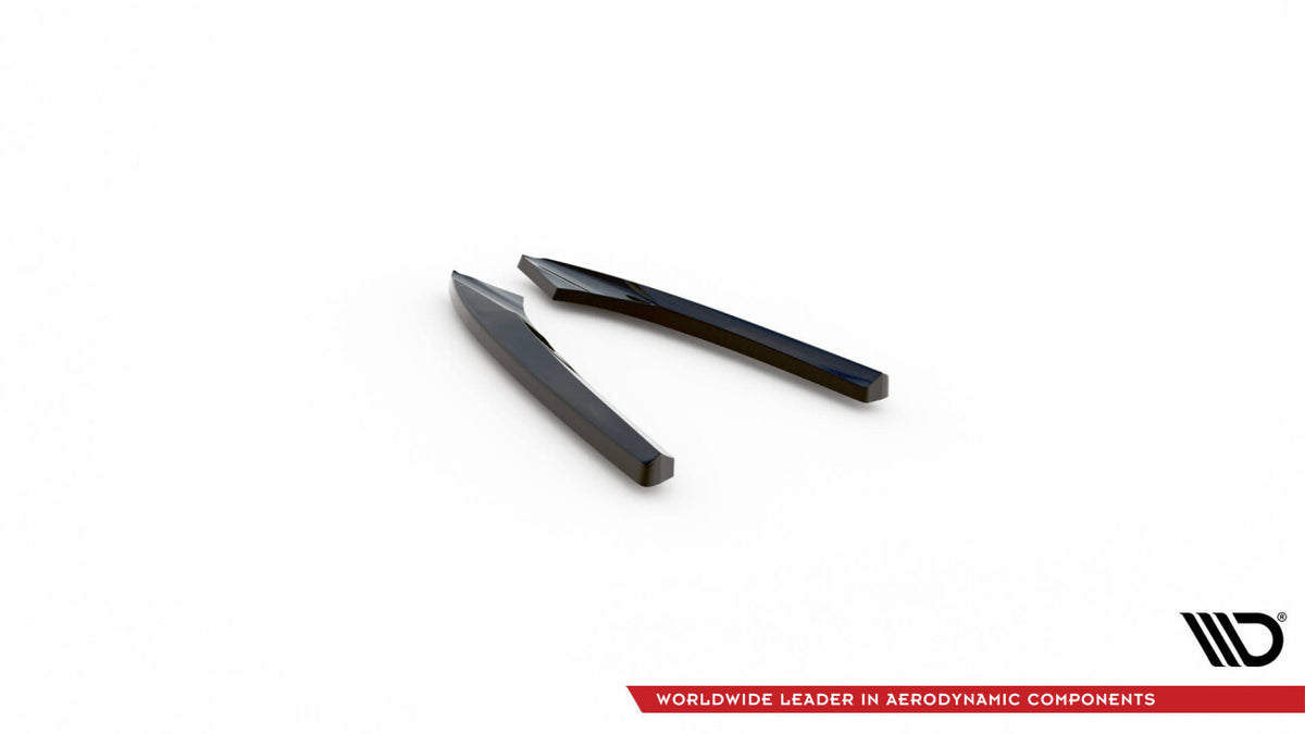 Diffusor Flaps passend für Audi A5 Coupe 8T FL schwarz Hochglanz