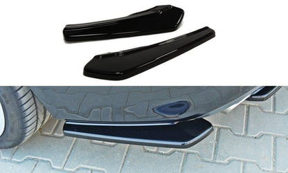Diffusor Flaps passend für Audi A5 Coupe / Sportback S-Line 8T schwarz Hochglanz