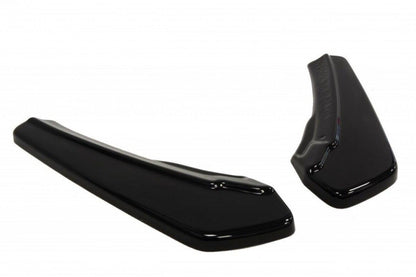 Diffusor Flaps passend für Audi A5 Coupe / Sportback S-Line 8T schwarz Hochglanz