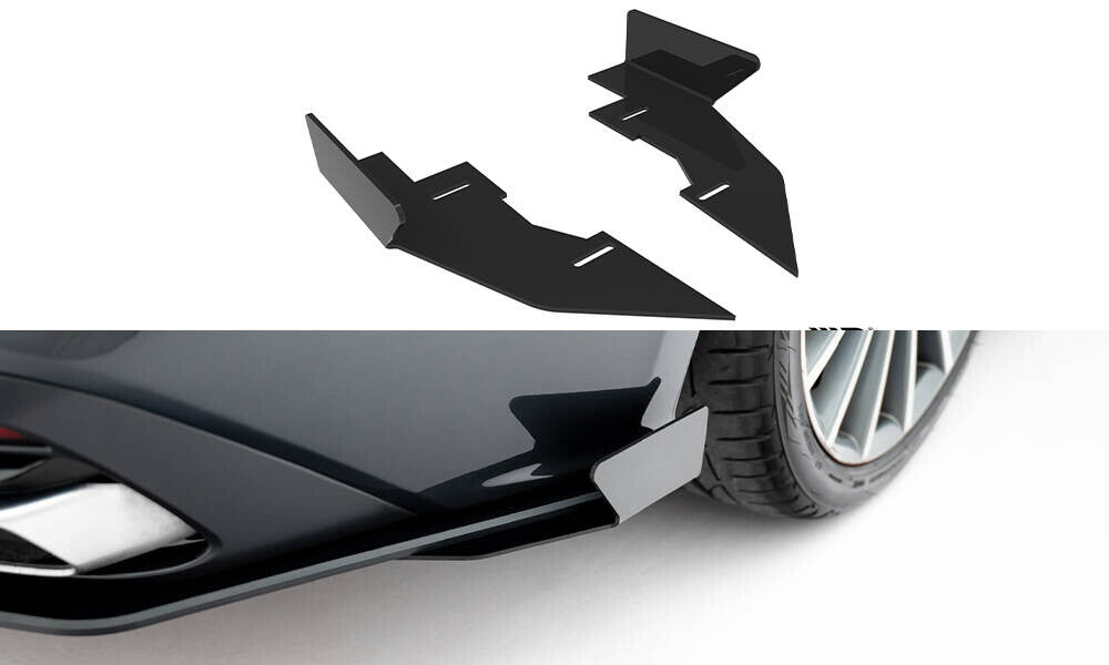 Diffusor Flaps passend für Audi A5 F5 FL schwarz Hochglanz