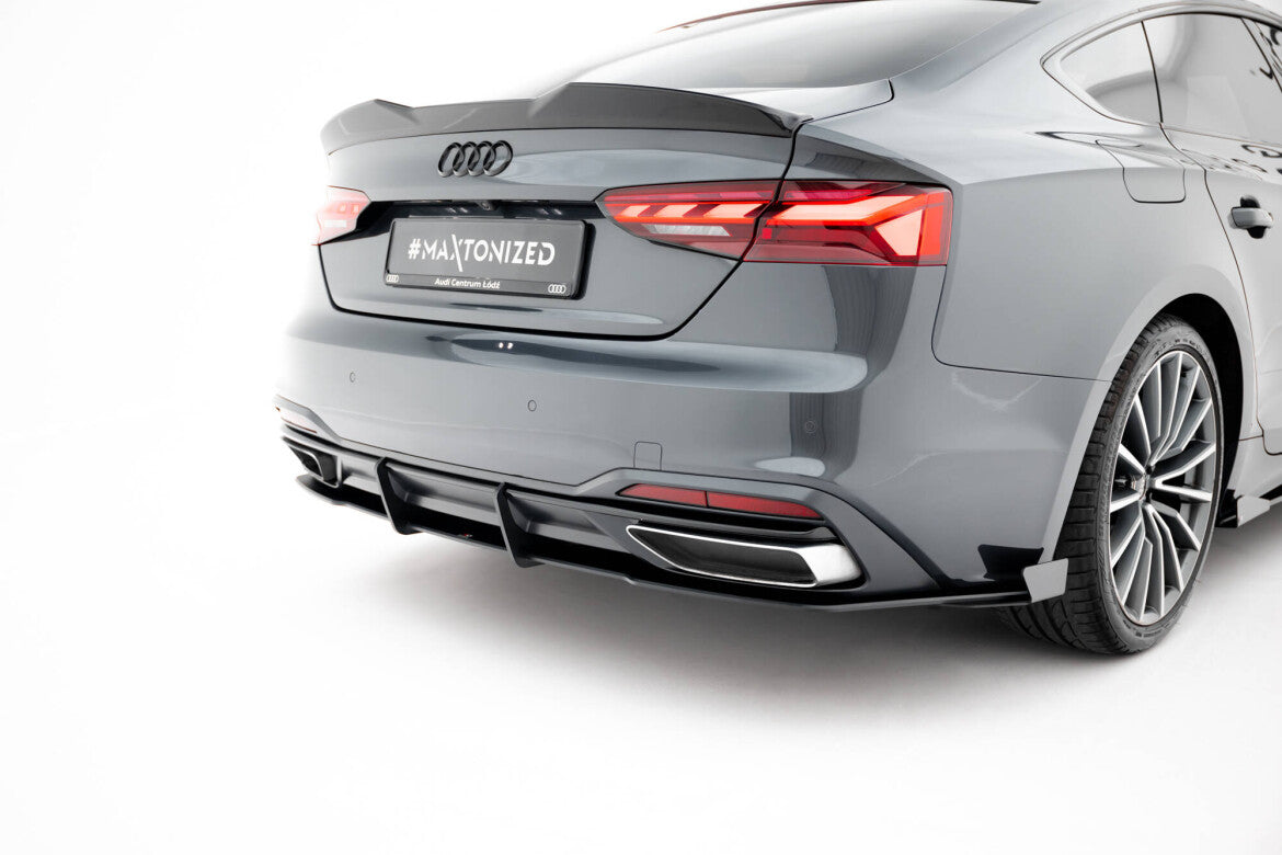 Diffusor Flaps passend für Audi A5 F5 FL schwarz Hochglanz