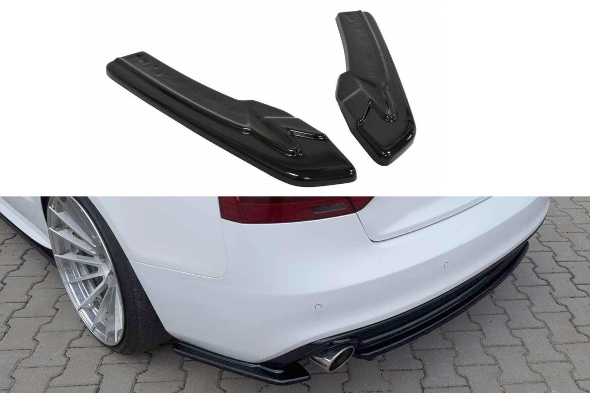 Diffusor Flaps passend für Audi A5 S-Line 8T FL FL schwarz Hochglanz