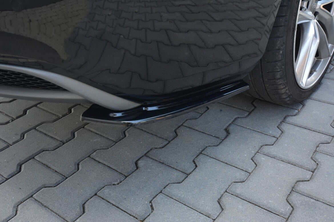 Diffusor Flaps passend für Audi A5 S-Line 8T FL Sportback schwarz Hochglanz