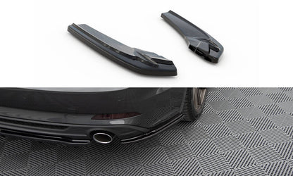 Diffusor Flaps passend für Audi A5 S-Line F5 Sportback schwarz Hochglanz