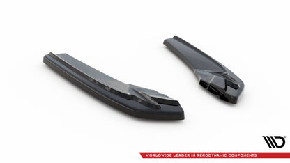 Diffusor Flaps passend für Audi A5 S-Line F5 Sportback schwarz Hochglanz