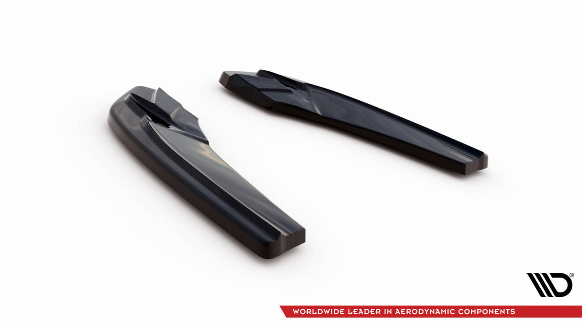 Diffusor Flaps passend für Audi A5 S-Line F5 Sportback schwarz Hochglanz