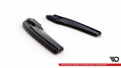 Diffusor Flaps passend für Audi A5 S-Line F5 Sportback schwarz Hochglanz
