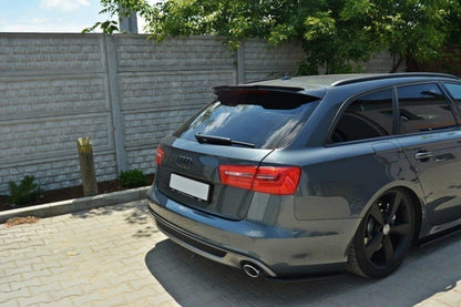 Diffusor Flaps passend für Audi A6 C7 S-LINE AVANT Carbon Look