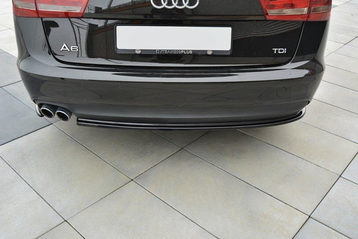 Diffusor Flaps passend für Audi A6 C7 schwarz matt