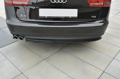 Diffusor Flaps passend für Audi A6 C7 schwarz matt