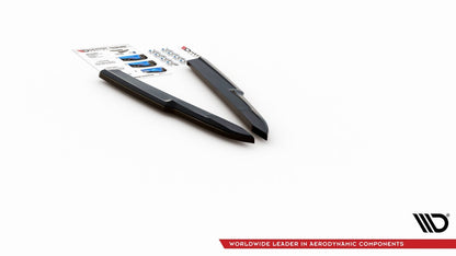 Diffusor Flaps passend für Audi A6 S-Line / S6 C8 / C8 FL schwarz Hochglanz