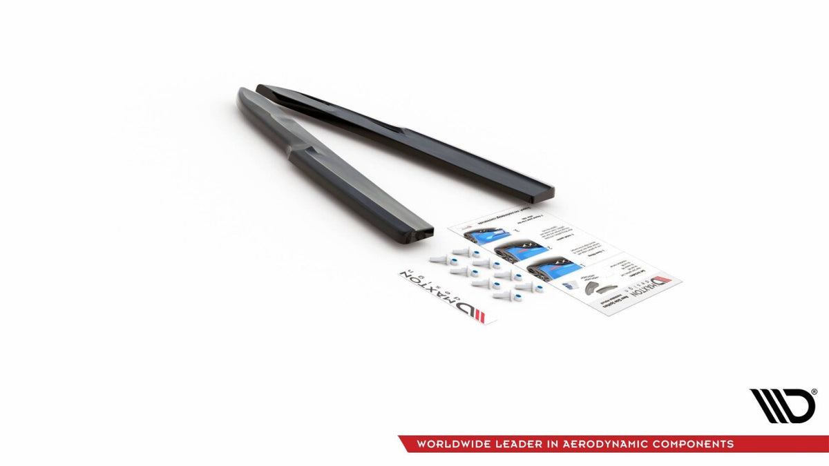 Diffusor Flaps passend für Audi A6 S-Line / S6 C8 / C8 FL schwarz Hochglanz