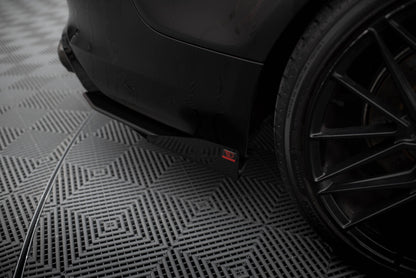 Diffusor Flaps passend für Audi A7 S-Line C7 schwarz Hochglanz