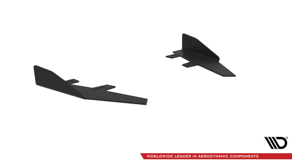 Diffusor Flaps passend für Audi A7 S-Line C7 schwarz Hochglanz