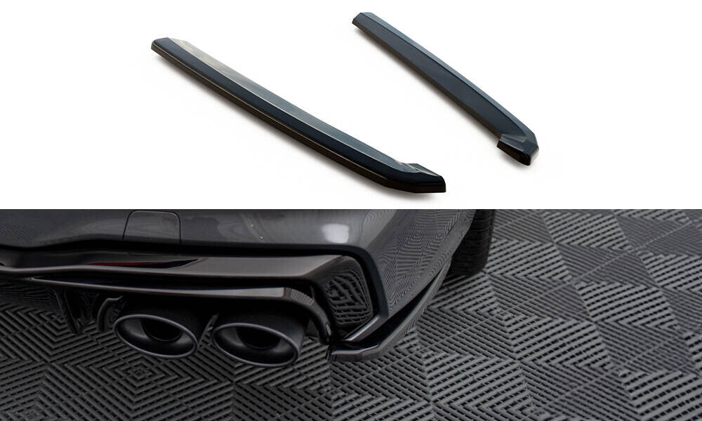 Diffusor Flaps passend für Audi A7 S-Line C8 / S7 C8 / C8 FL / S7 FL schwarz Hochglanz
