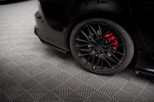 Diffusor Flaps passend für Audi A7 S-Line / S7 C7 schwarz Hochglanz