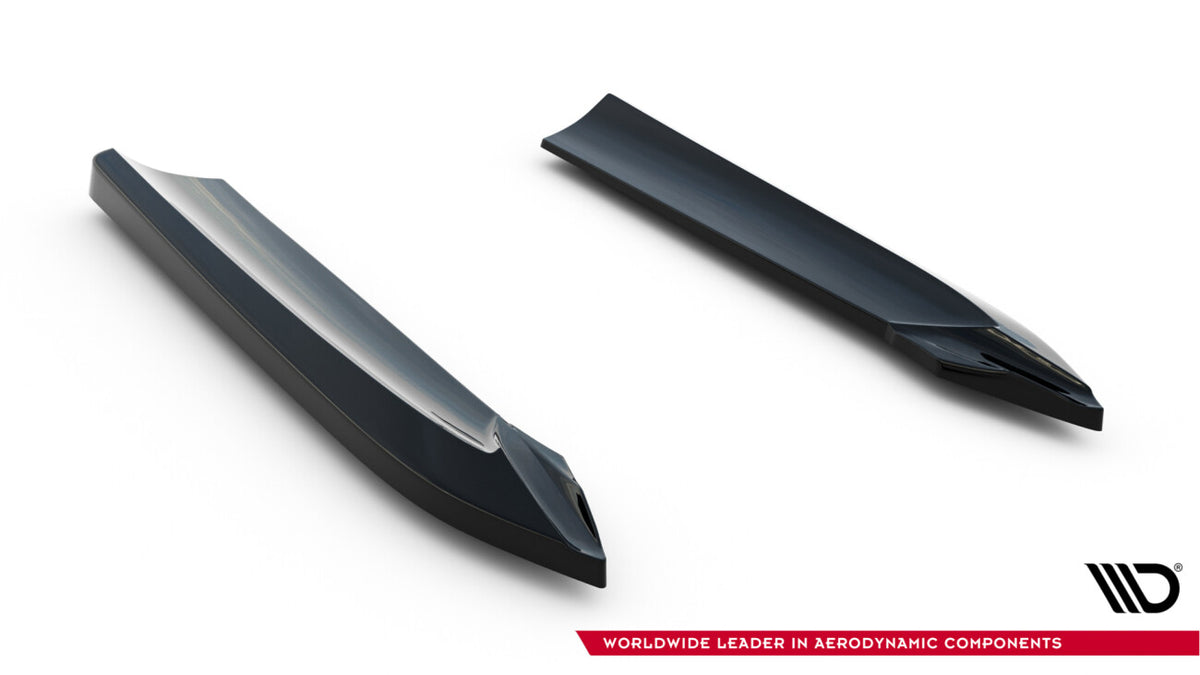 Diffusor Flaps passend für Audi A7 S-Line / S7 C7 schwarz Hochglanz