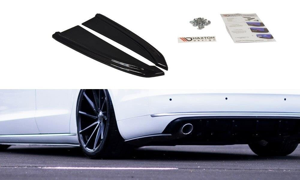 Diffusor Flaps passend für Audi A8 D4 Carbon Look