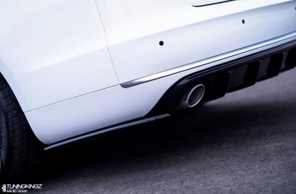 Diffusor Flaps passend für Audi A8 D4 Carbon Look